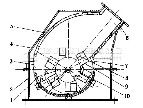 錘式破碎機設（shè）計圖（tú）