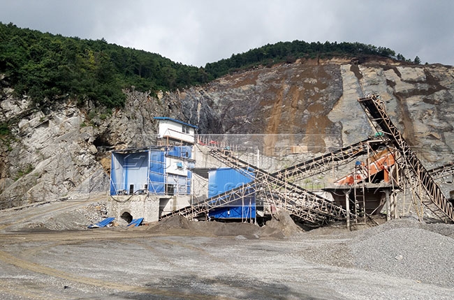 石料廠生產現場