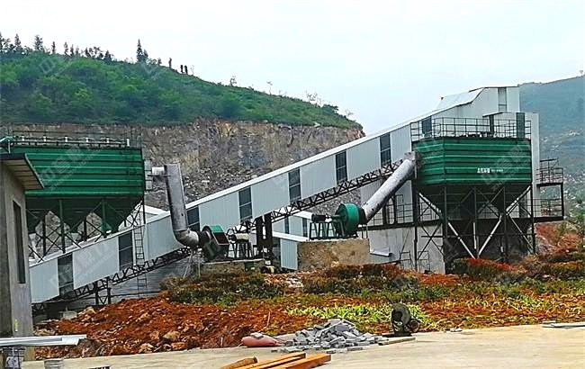 采石場除塵器及密閉生產線