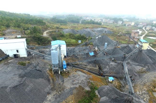 砂石場生產現場